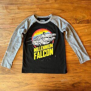 Jumping Beans X Star Wars Falcon Retro Youth Long Sleeve T-Shirt